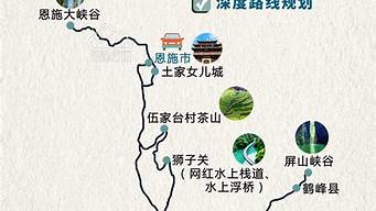 恩施三峡旅游路线图最新版_恩施三峡旅游路线图最新版高清